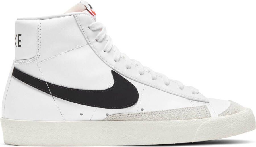 Nike Blazer Mid '77 (gs) Basketball Schoenen white black total orange maat: 40 beschikbare maaten:36.5 37.5 38.5 40