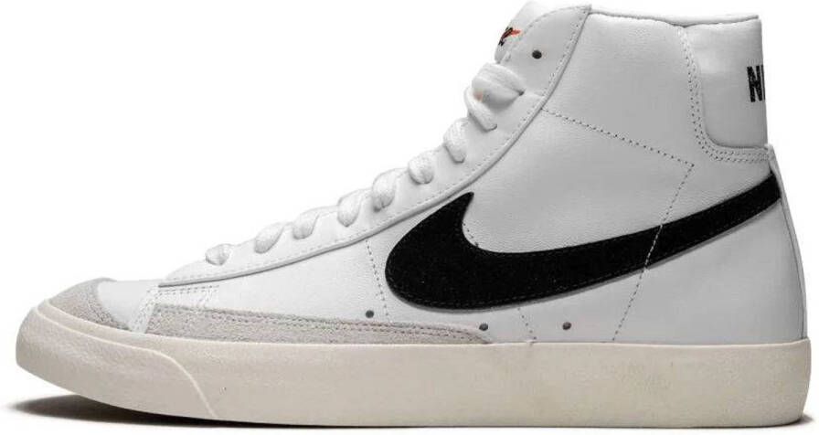 Nike Blazer Mid '77 (gs) Basketball Schoenen white black total orange maat: 40 beschikbare maaten:36.5 37.5 38.5 40 - Foto 2
