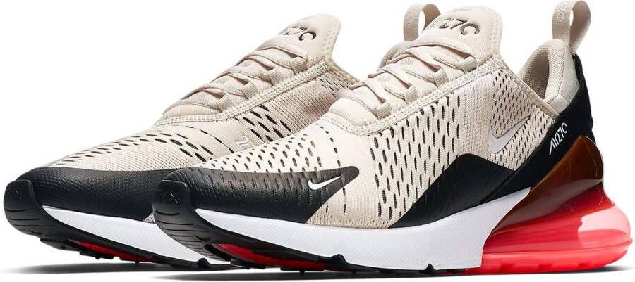 Nike Air Max 270 Men's Shoe Black Hot Punch White Light Bone- Heren Black Hot Punch White Light Bone - Foto 2