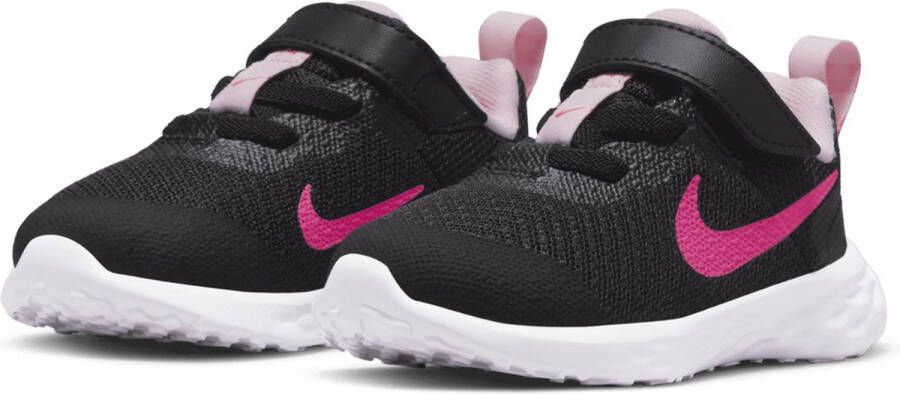 Nike Revolution 6 NN TDV Sneakers Kinderen Black Hyper Pink Foam - Foto 5