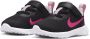 Nike revolution 6 hardloopschoenen zwart roze kinderen - Thumbnail 5