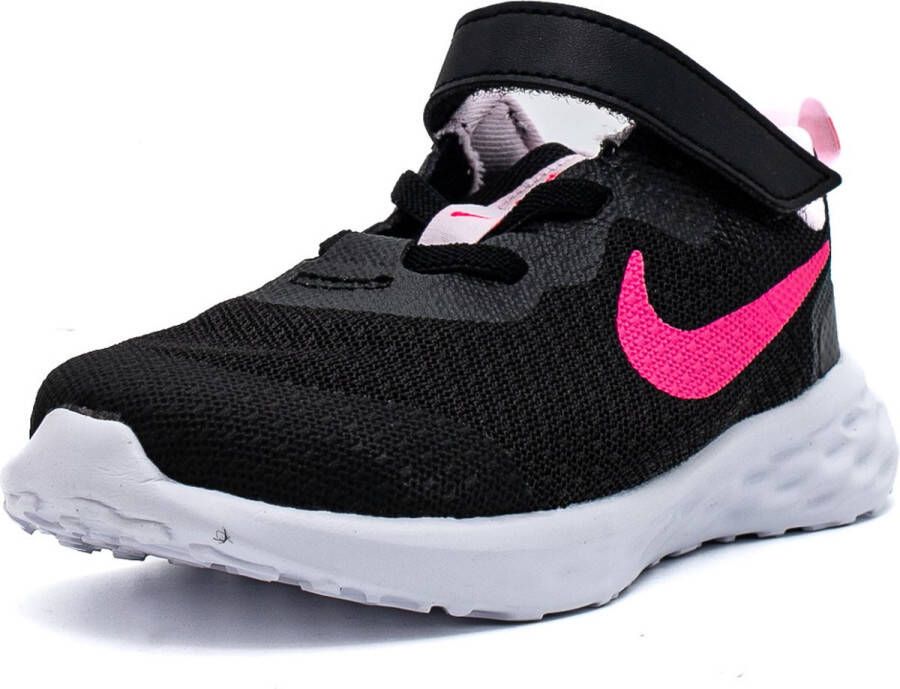 Nike revolution 6 hardloopschoenen zwart roze kinderen - Foto 1