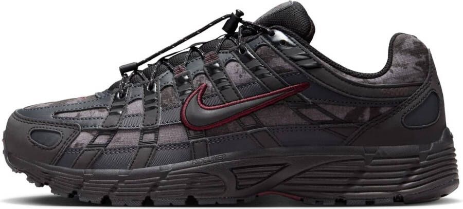 Nike P-6000 Black Midnight Navy Black Burgundy Crush- Dames Black Midnight Navy Black Burgundy Crush