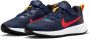 Nike Revolution 6 Marineblauw Sneakers Klittenband - Thumbnail 1