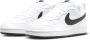 Nike court borough low recraft classic sneakers wit zwart kinderen - Thumbnail 1