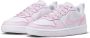 Nike court borough low recraft sneakers wit roze kinderen - Thumbnail 1