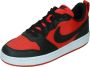 Nike court borough low recraft sneakers rood zwart kinderen - Thumbnail 1