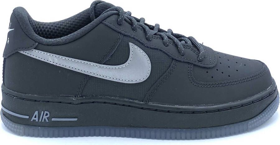 Nike Air Force 1 (gs) Basketball Schoenen anthracite reflect silver cool grey maat: 37.5 beschikbare maaten:36.5 37.5