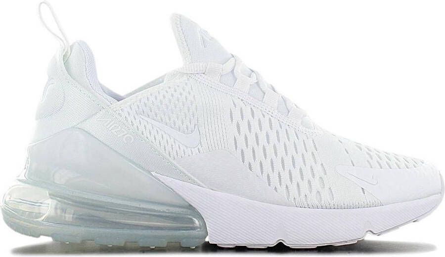 Nike Air Max 270 Older Kids' Shoe White Metallic Silver White Metallic Silver White