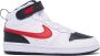 Nike court borough mid 2 sneakers wit rood kinderen - Thumbnail 1