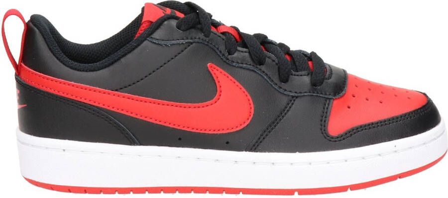 Nike Court Borough Low 2 (GS) leren sneaker zwart rood - Foto 10