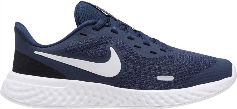 Nike 's running shoes wms revolution 5 gs midnight navy white black