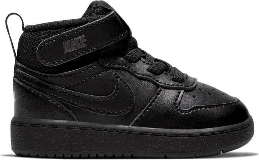 Nike COURT BOROUGH MID 2 (TDV) leren sneakers zwart