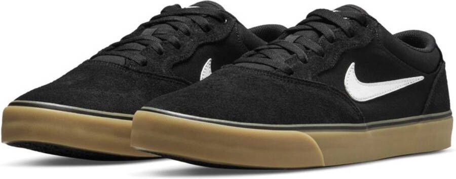 Nike SB Chron 2 Skateschoen Black Black Gum Light Brown White Heren - Foto 3