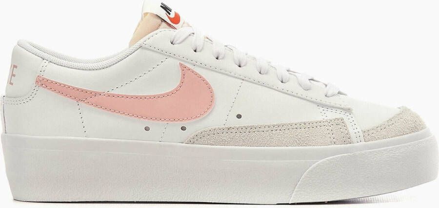Nike Wmns Blazer Mid Basketball Schoenen white pink oxford black summit white maat: 36.5 beschikbare maaten:38.5 39 40.5 36.5 42 - Foto 9