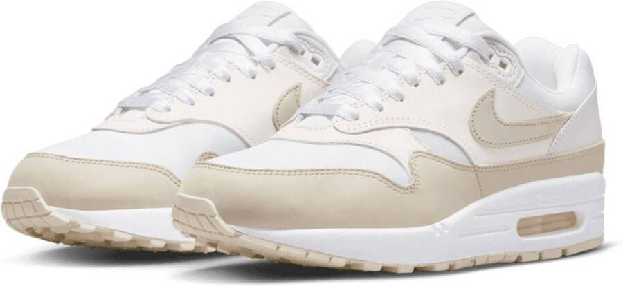 Nike Air Max 1 Premium Sneakers Casual schoenen Wit Beige Creme