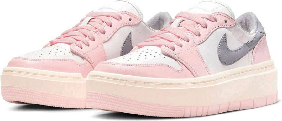 Jordan Wmns Air 1 Elevate Low Basketball Schoenen atmosphere light steel grey white maat: 38.5 beschikbare maaten:38.5 39 40.5 36.5 41 42