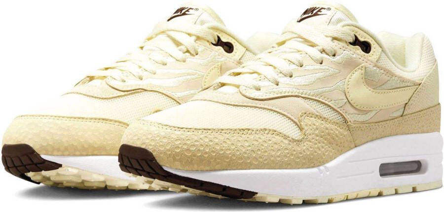 Nike Air Max 1 '87 'Safari Coconut Milk ( s) FD9856-100 sneakers laag geel beige coconut