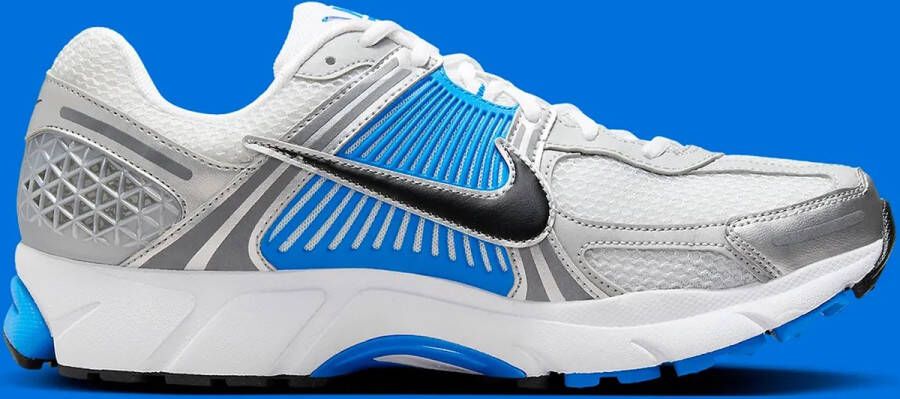 Nike herenschoenen Zoom Vomero 5 White Pure Platinum Photo Blue Black- Heren White Pure Platinum Photo Blue Black
