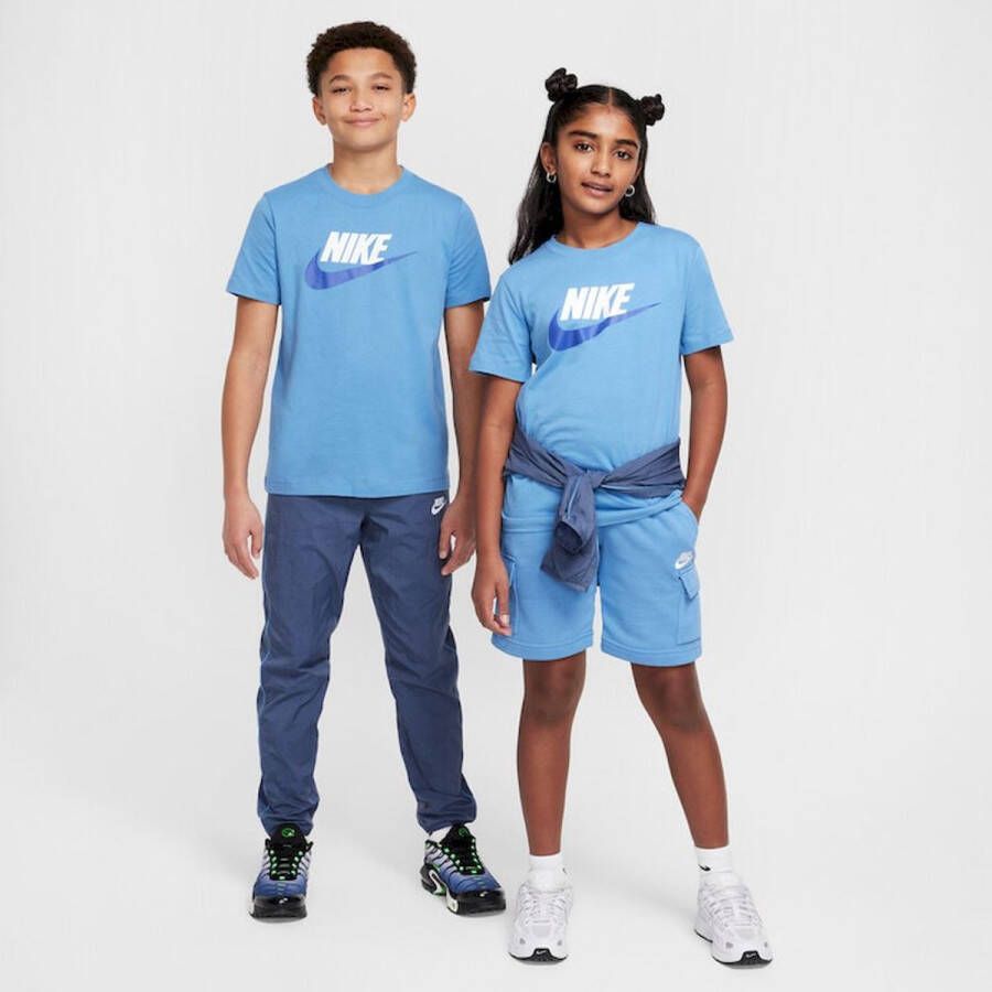 Nike sportswear big kids' t-shirt Sport t-shirt korte mouw jongens Blauw