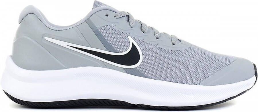 Nike STAR RUNNER 3 GS JR hardloopschoenen kindersneaker sportschoenen DA2776 005 grijs
