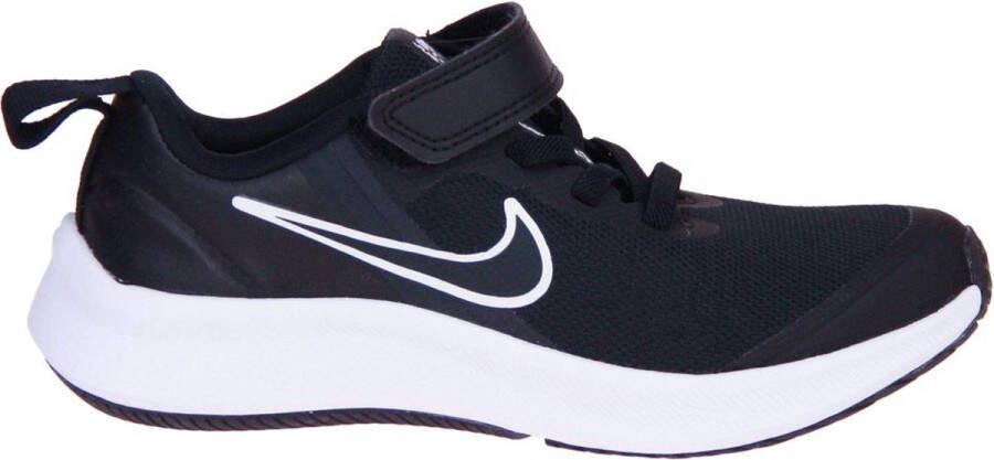 Nike Star Runner 3 Sportschoenen Kleuters Zwart Grijs Wit - Foto 2