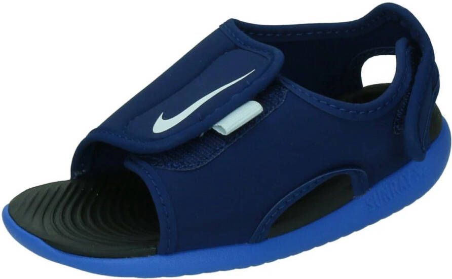 Nike Sunray Adjust 5 V2 TD Sneakers Blue Void Pure Platinum Signal Blue Kinderen