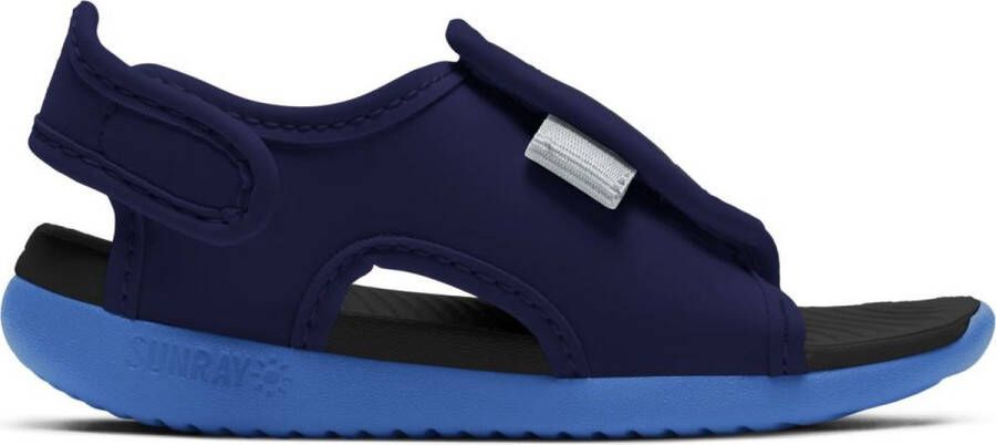 Nike Sunray Adjust 5 V2 TD Sneakers Blue Void Pure Platinum Signal Blue Kinderen