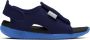 Nike Sunray Adjust 5 V2 TD Sneakers Blue Void Pure Platinum Signal Blue Kinderen - Thumbnail 1