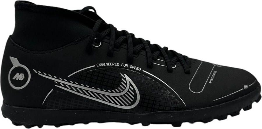 Nike Mercurial Superfly 8 Club TF Voetbalschoenen(turf) Zwart - Foto 2