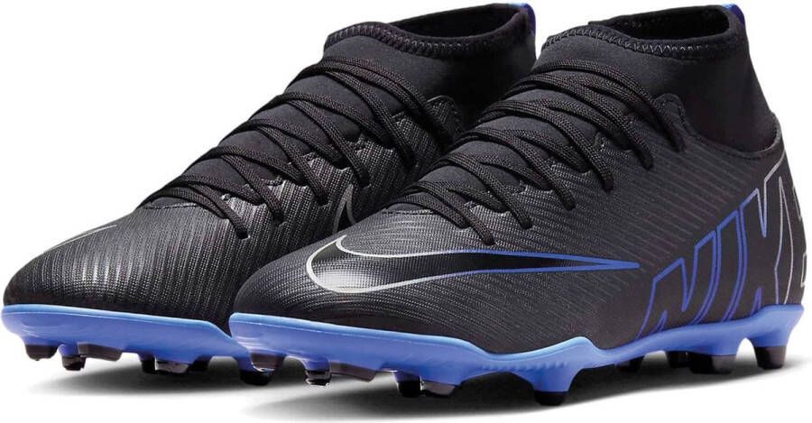 Nike Jr. Mercurial Superfly 9 Club FG MG Voetbalschoenen Zwart