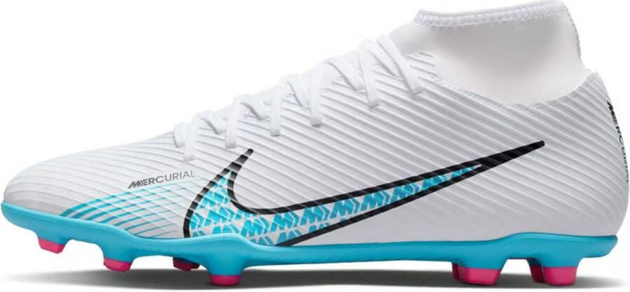 Nike Superfly 9 Voetbalschoenen Wit Blauw