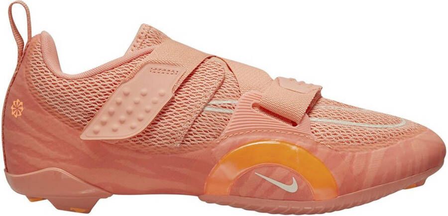 Nike Superrep Cycle 2 Next Nature Indoor Fietsschoenen Crimson Bliss Pearl White Total Orange Dames