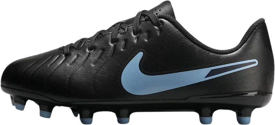 Nike Low top voetbalschoenen voor kleuters kids (meerdere ondergronden) Jr. Tiempo Legend 10 Club Black