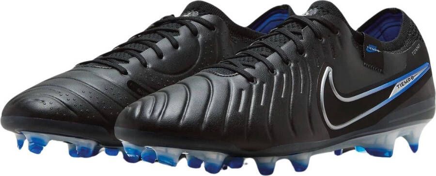 Nike Tiempo Legend 10 Elite FG Voetbalschoenen nen Zwart Hyper Royal Chrome - Foto 2