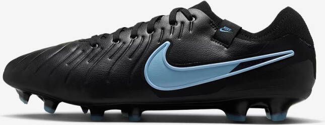 Nike Low top voetbalschoenen (stevige ondergrond) Tiempo Legend 10 Pro Black- Heren Black