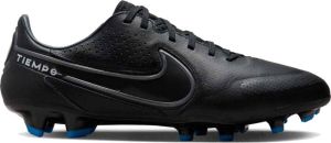 Nike Tiempo Legend 9 Pro FG Voetbalschoen (stevige ondergrond) Black Summit White Light Photo Blue Dark Smoke Grey