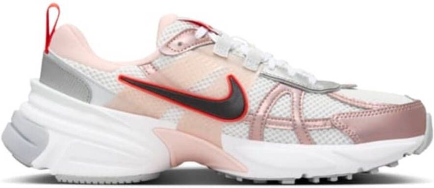 Nike V2K Run Sneaker Grijs Roze Doos zonder deksel