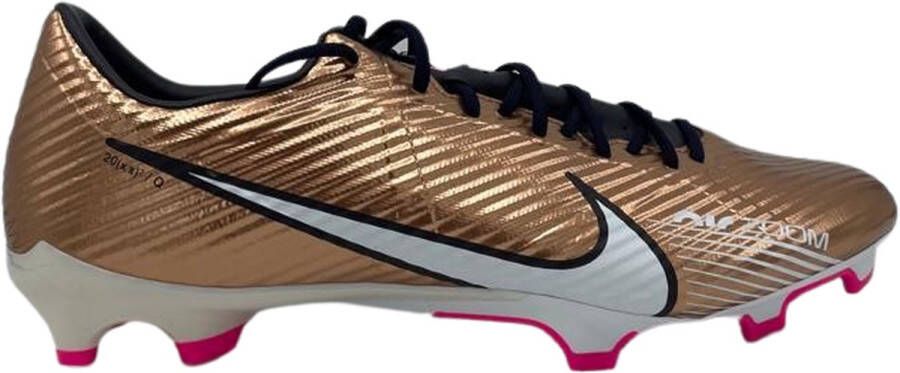 Nike Vapor 15 Academy FG MG Voetbalschoenen Mannen Wit Roze Metaal koper