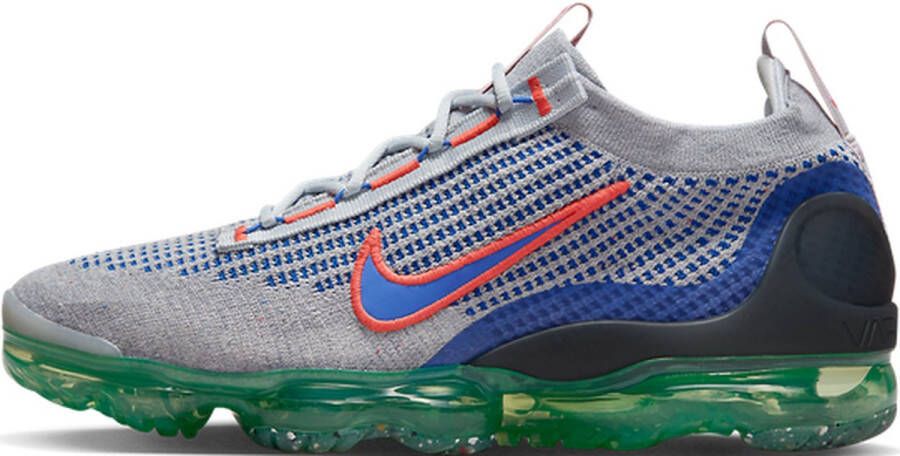 Nike Vapormax 2021 Flyknit Wolf -Grijs Blauw Groen DQ3974