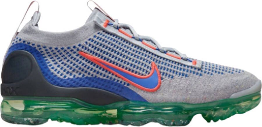 Nike Vapormax 2021 Flyknit Wolf -Grijs Blauw Groen DQ3974
