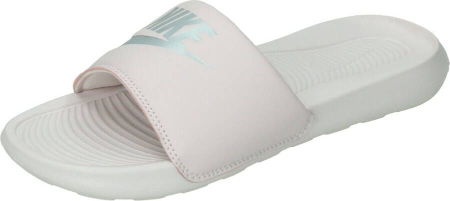 Nike Wmns Victori One Sandalen & Slides Schoenen barely rose metallic silver barely rose maat: 38 beschikbare maaten:38 39 40.5 42
