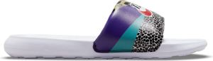 Nike Victori One Slippers met print voor dames Wit