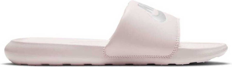 Nike W Victori One Slide Barely Rose Metallic Silver Barely Rose Schoenmaat 40 1 2 Slides CN9677 600