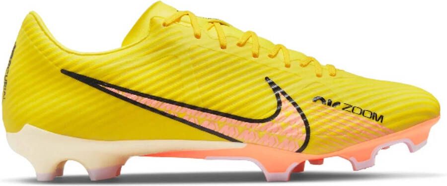 Nike Mercurial Vapor 15 Academy Voetbalschoenen Yellow Strike Coconut Milk Doll Sunset Glow Geel Wit Mercurial Vapor Voetbal Unisex Voetbalschoenen Doos zonder deksel Let op: valt klein!