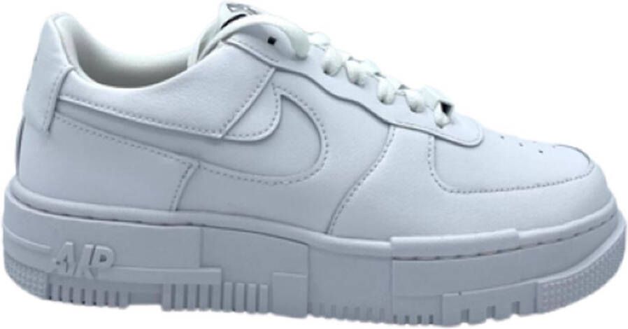 Nike Air Force 1 Low Pixel (W) Dames Sneakers Sportschoenen Schoenen Wit CK6649-100 AF1