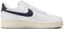Nike Air Force 1 '07 Flyease \ White Vintage Sail Navy Sneakers - Thumbnail 5
