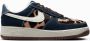 Nike W Air Force 1 '07 Unisex Sneaker Blauw Panterprint Limited Edition - Thumbnail 1