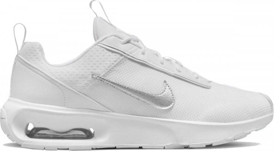 Nike Air Max Intrlk Lite Shoes Sneakers White Metallic Silver White Dames