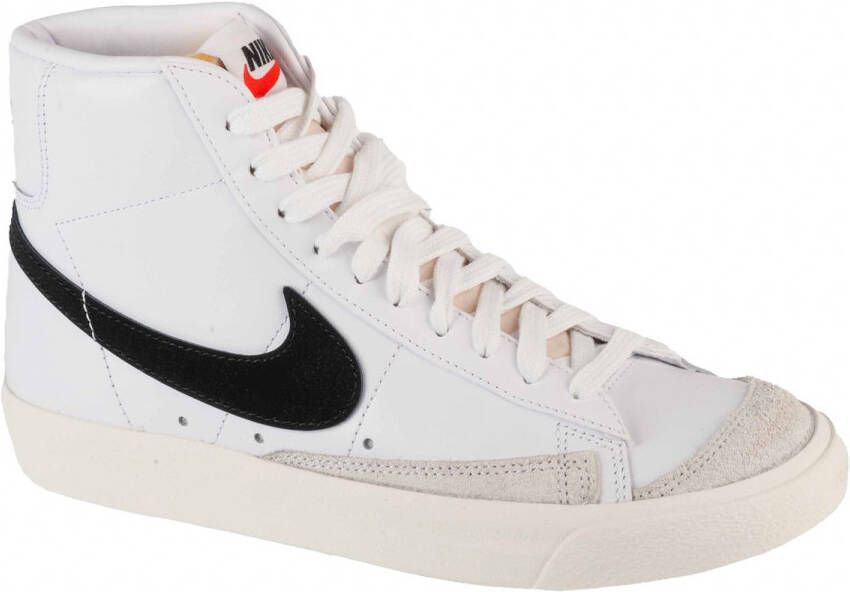 Nike Blazer Mid '77 (gs) Basketball Schoenen white black total orange 40 beschikbare maaten:36.5 37.5 38.5 40 - Foto 2